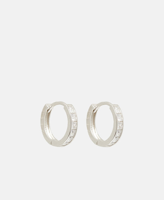 Lawrence Grey Jewelry Obručové náušnice Stříbrná 1