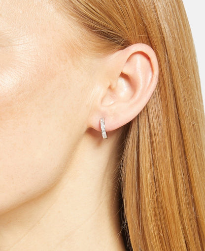 Lawrence Grey Jewelry Obručové náušnice Stříbrná 3