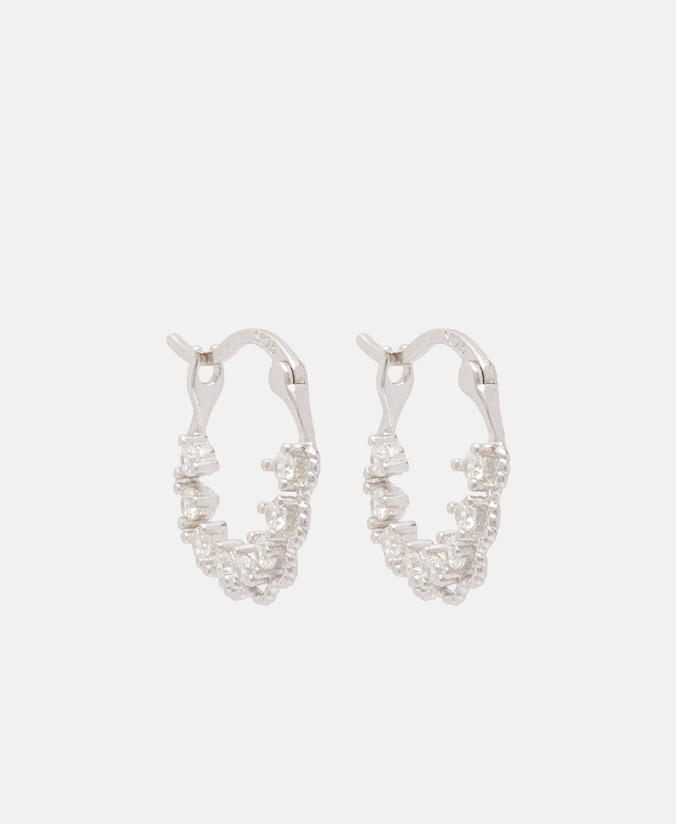 Lawrence Grey Jewelry Obručové náušnice Stříbrná 1
