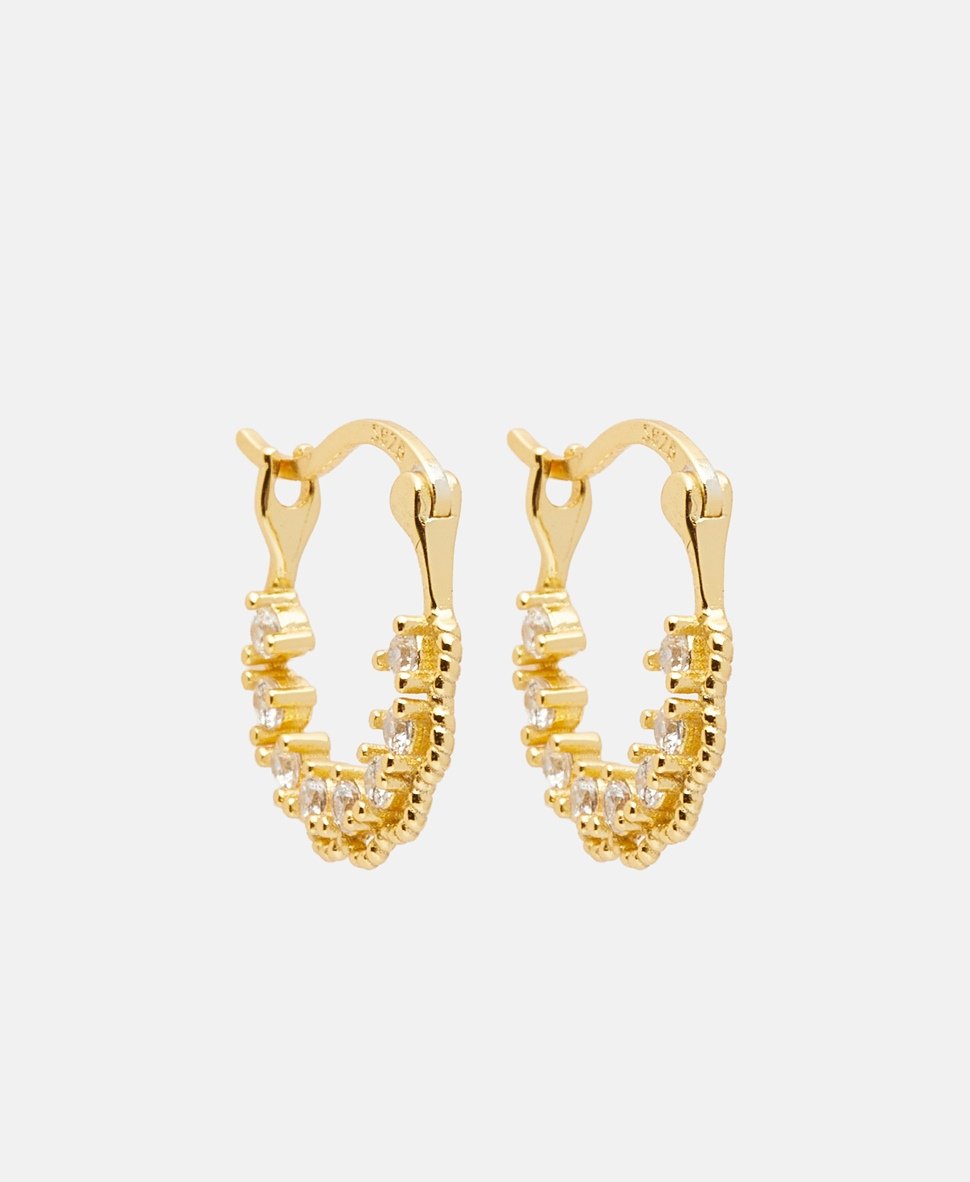 Lawrence Grey Jewelry Obručové náušnice Zlatá 1