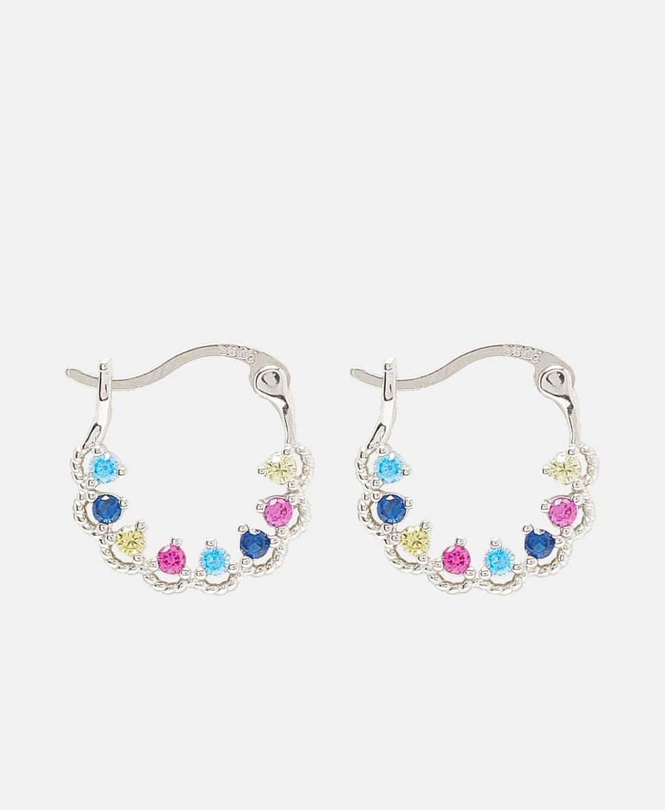 Lawrence Grey Jewelry Obručové náušnice Stříbrná 2