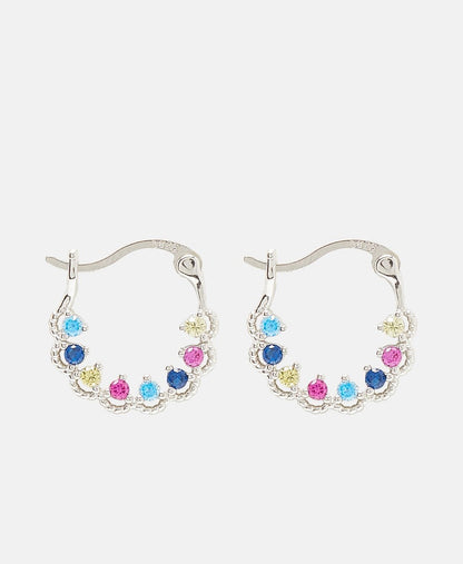 Lawrence Grey Jewelry Obručové náušnice Stříbrná 2