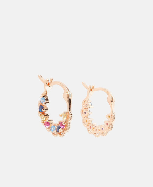 Lawrence Grey Jewelry Obručové náušnice Růžově zlatá 1