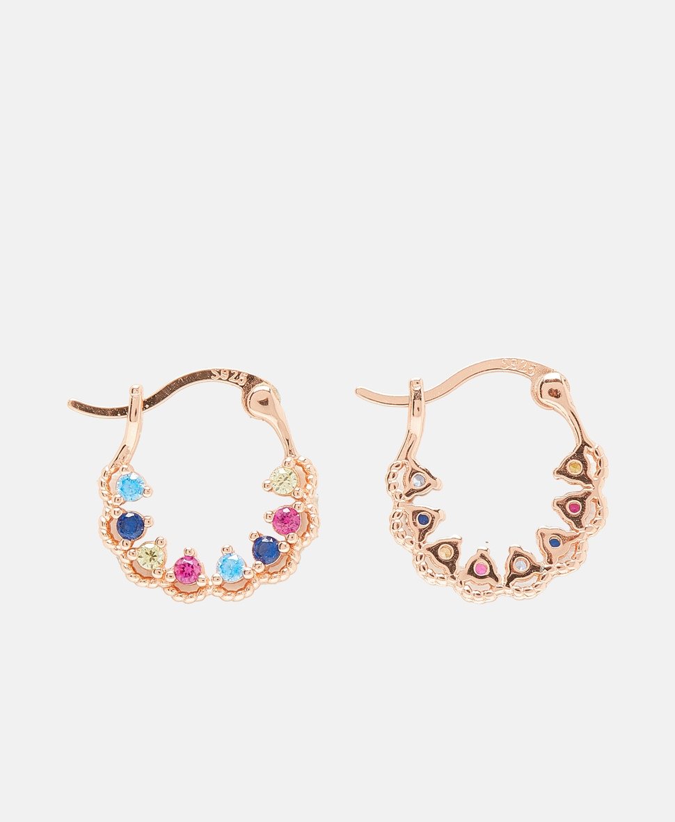 Lawrence Grey Jewelry Obručové náušnice Růžově zlatá 2