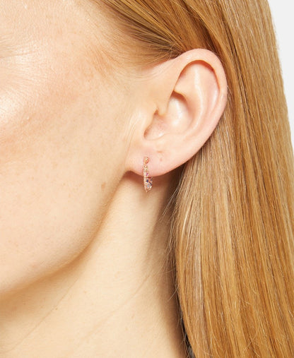 Lawrence Grey Jewelry Obručové náušnice Růžově zlatá 3