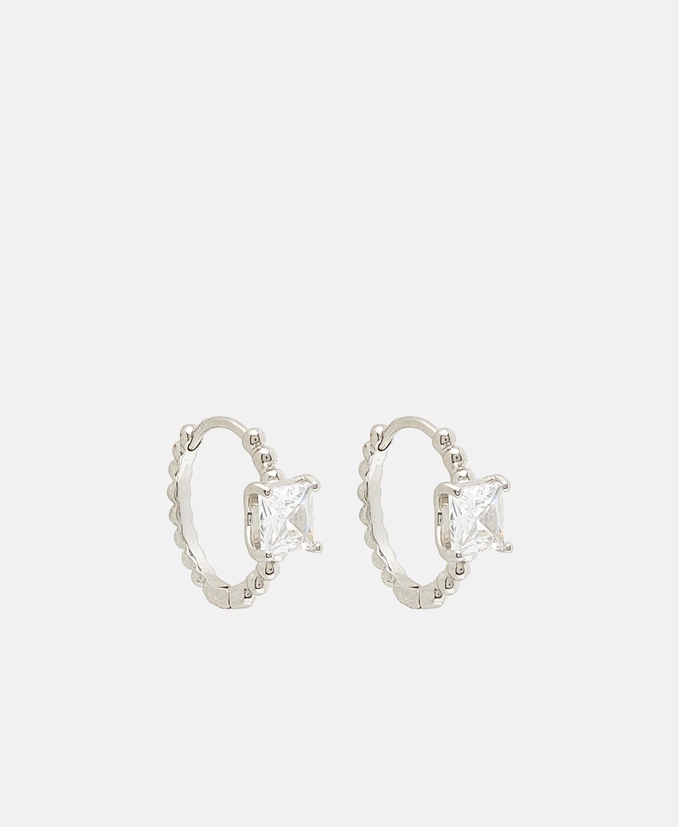 Lawrence Grey Jewelry Obručové náušnice Stříbrná 1