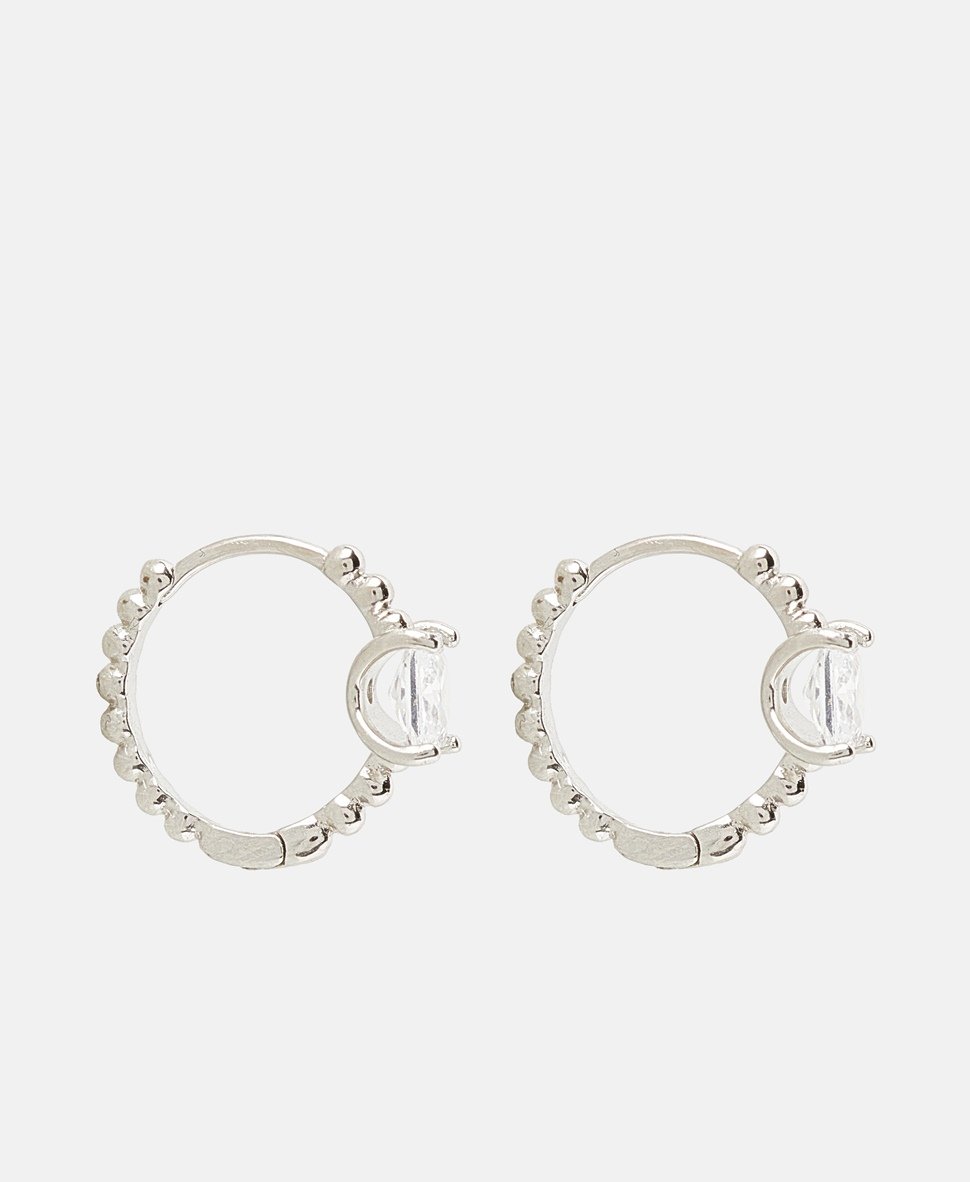 Lawrence Grey Jewelry Obručové náušnice Stříbrná 2