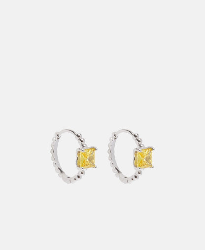 Lawrence Grey Jewelry Obručové náušnice Stříbrná 1
