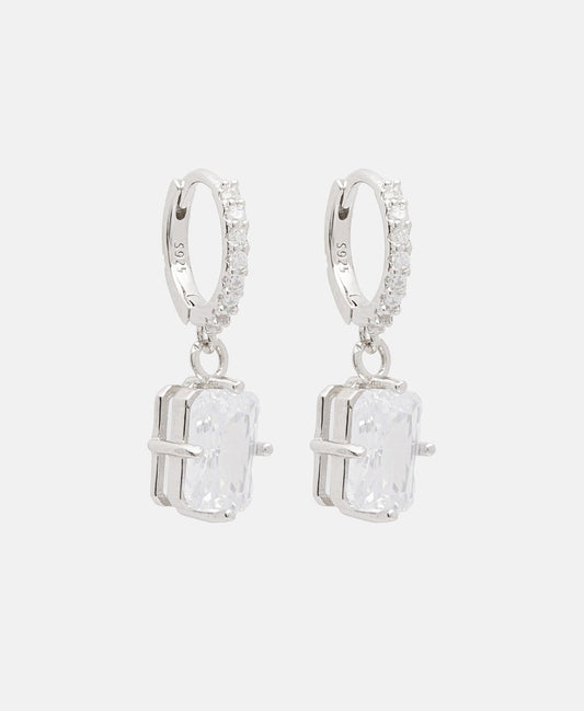 Lawrence Grey Jewelry Obručové náušnice Stříbrná 1