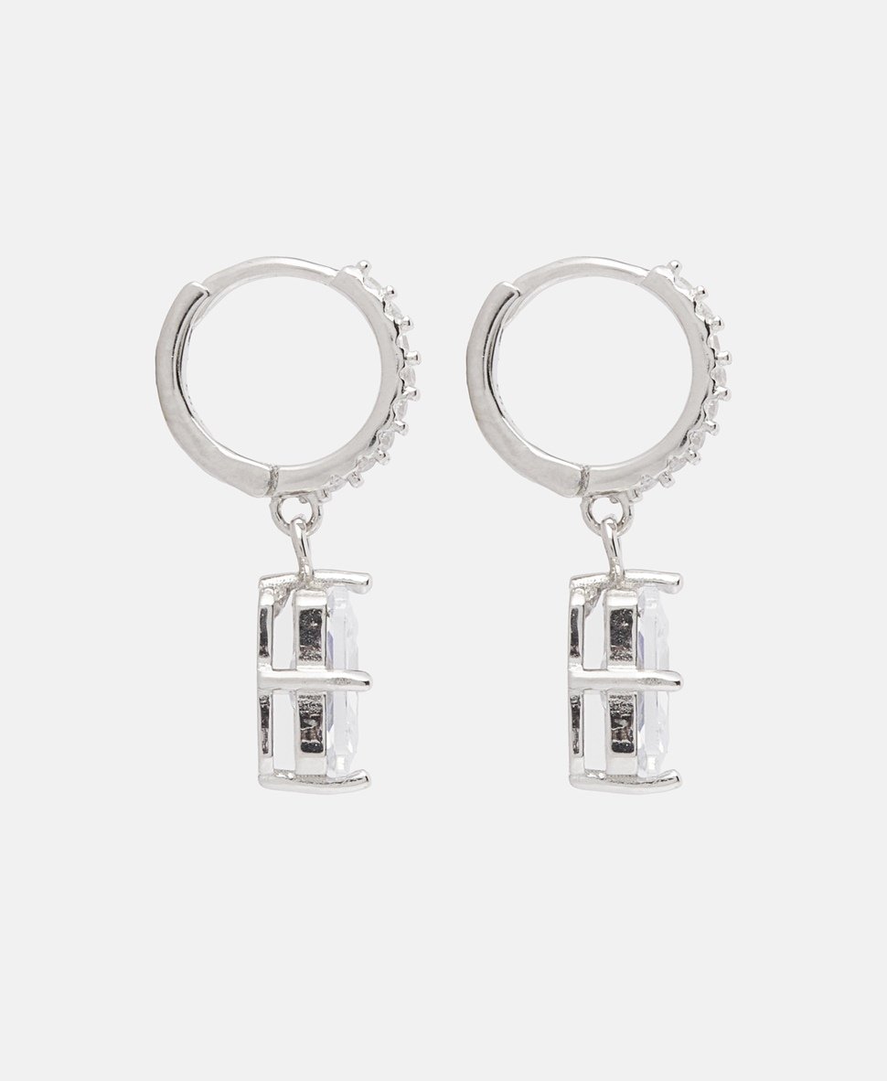Lawrence Grey Jewelry Obručové náušnice Stříbrná 2