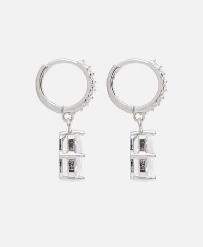 Lawrence Grey Jewelry Obručové náušnice Stříbrná 2