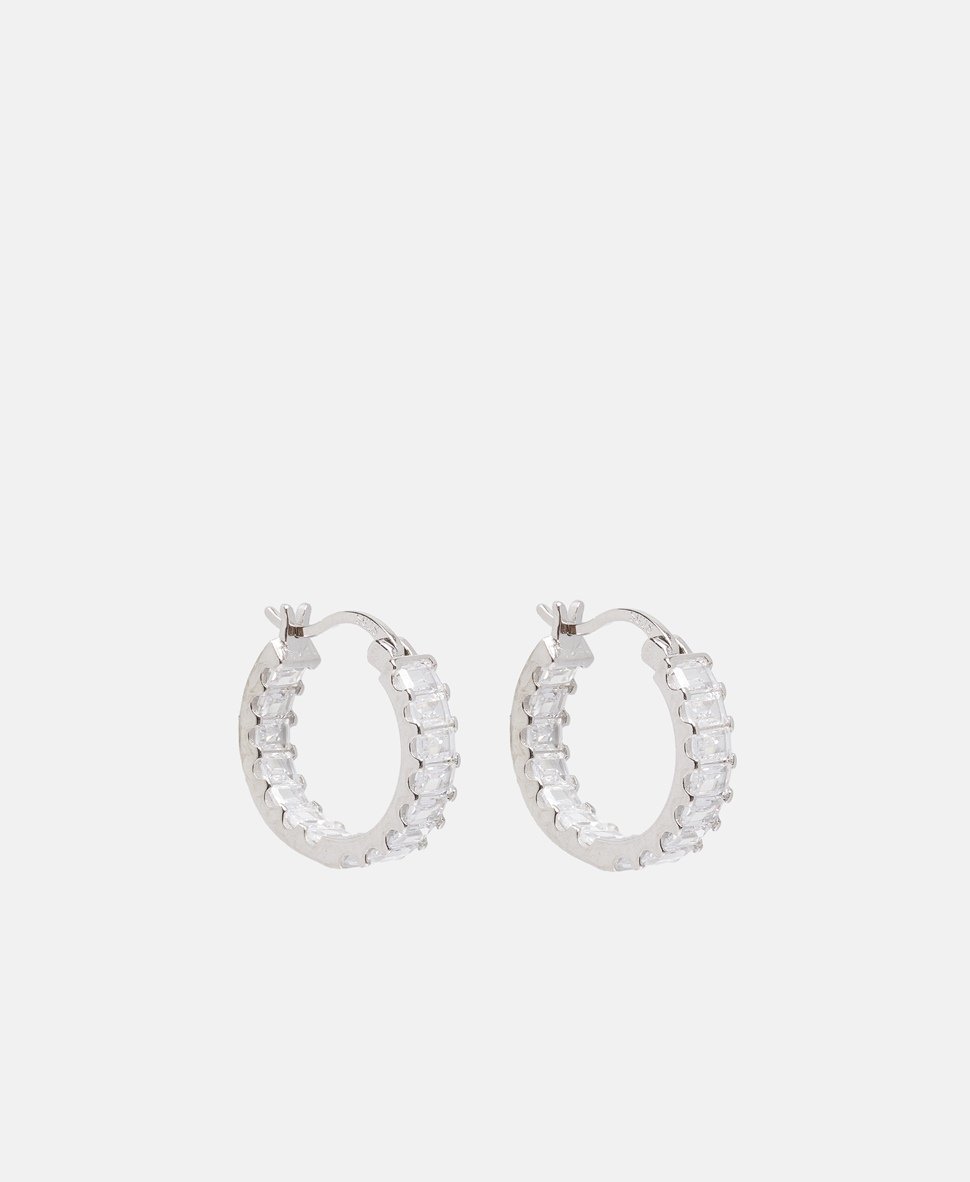 Lawrence Grey Jewelry Obručové náušnice Stříbrná 1