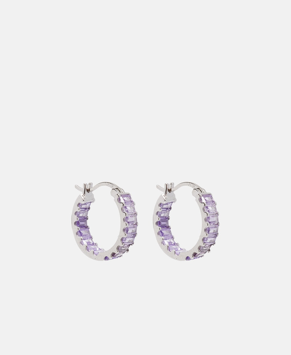 Lawrence Grey Jewelry Obručové náušnice Stříbrná 1