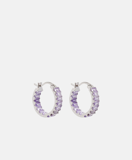 Lawrence Grey Jewelry Obručové náušnice Stříbrná 1