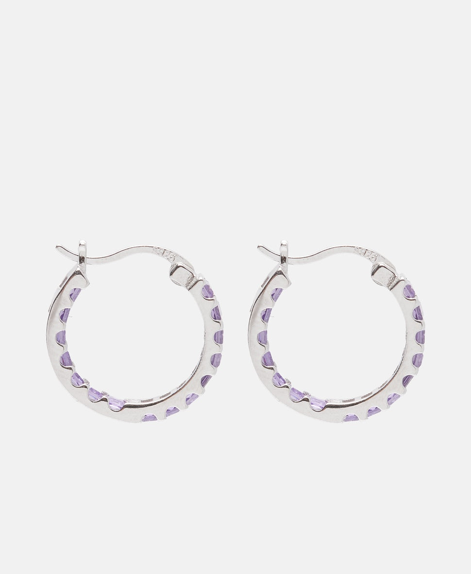 Lawrence Grey Jewelry Obručové náušnice Stříbrná 2