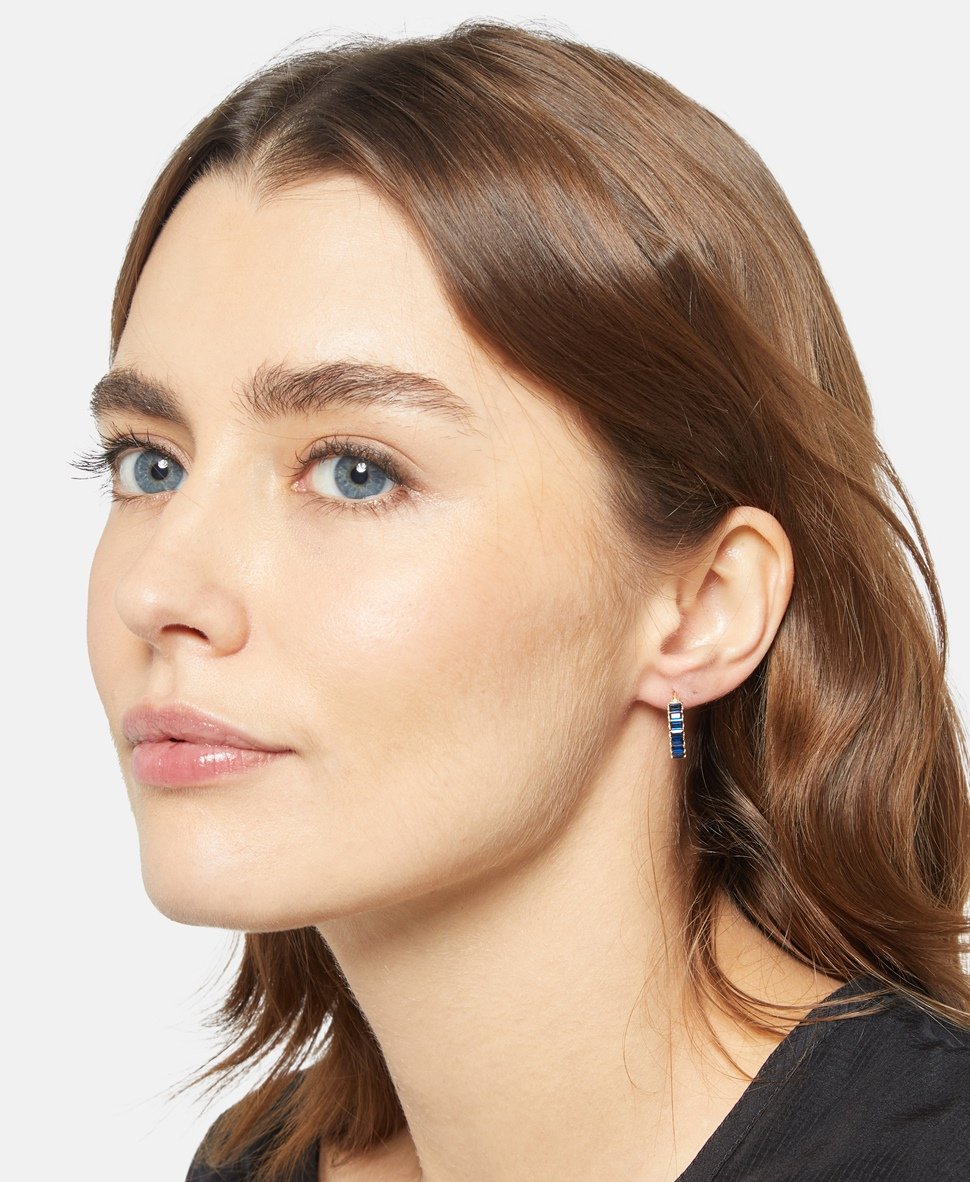 Lawrence Grey Jewelry Obručové náušnice Zlatá 3