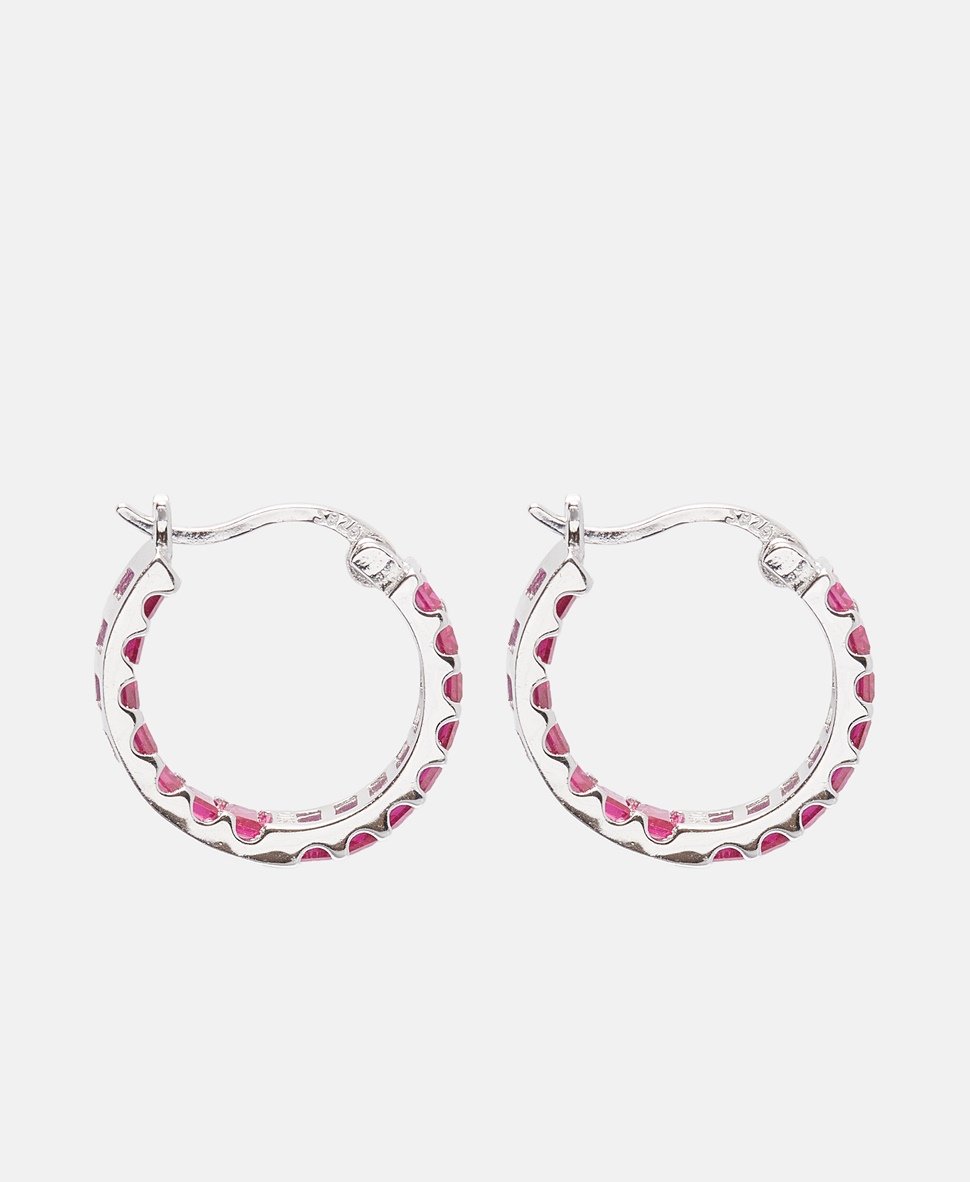 Lawrence Grey Jewelry Obručové náušnice Stříbrná 2