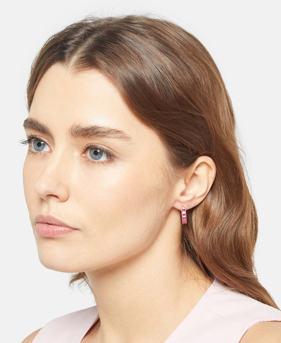Lawrence Grey Jewelry Obručové náušnice Zlatá 3