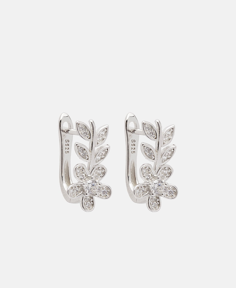 Lawrence Grey Jewelry Obručové náušnice Stříbrná 1
