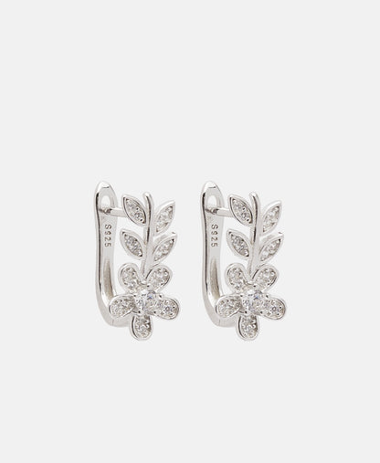 Lawrence Grey Jewelry Obručové náušnice Stříbrná 1