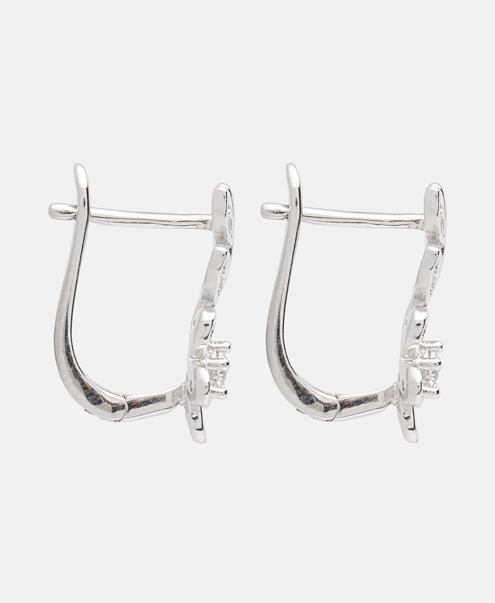 Lawrence Grey Jewelry Obručové náušnice Stříbrná 2