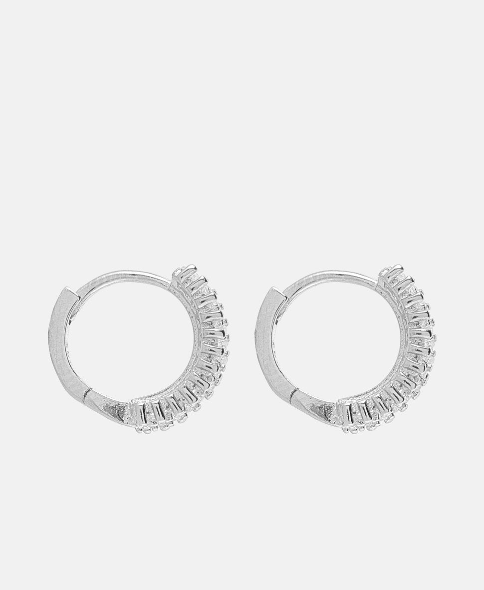 Lawrence Grey Jewelry Obručové náušnice Stříbrná 2