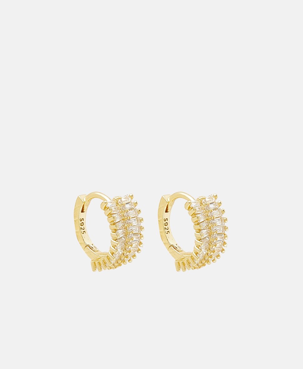 Lawrence Grey Jewelry Obručové náušnice Zlatá 1