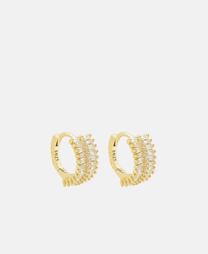 Lawrence Grey Jewelry Obručové náušnice Zlatá 1