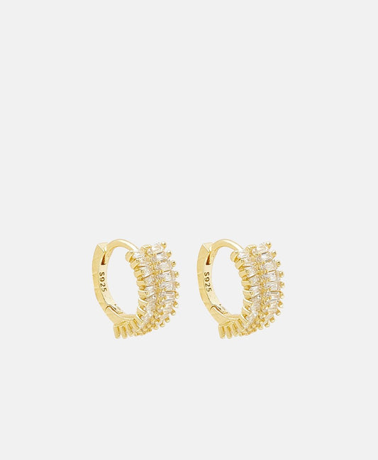 Lawrence Grey Jewelry Obručové náušnice Zlatá 1