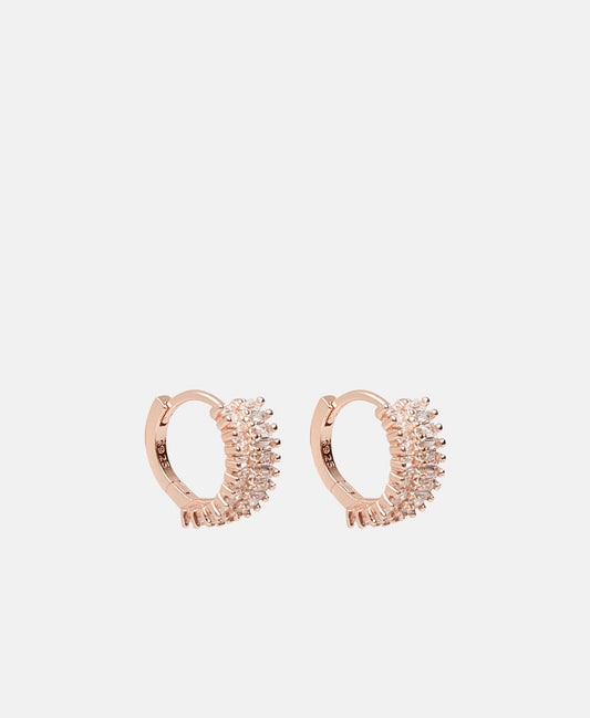 Lawrence Grey Jewelry Obručové náušnice Růžově zlatá 1