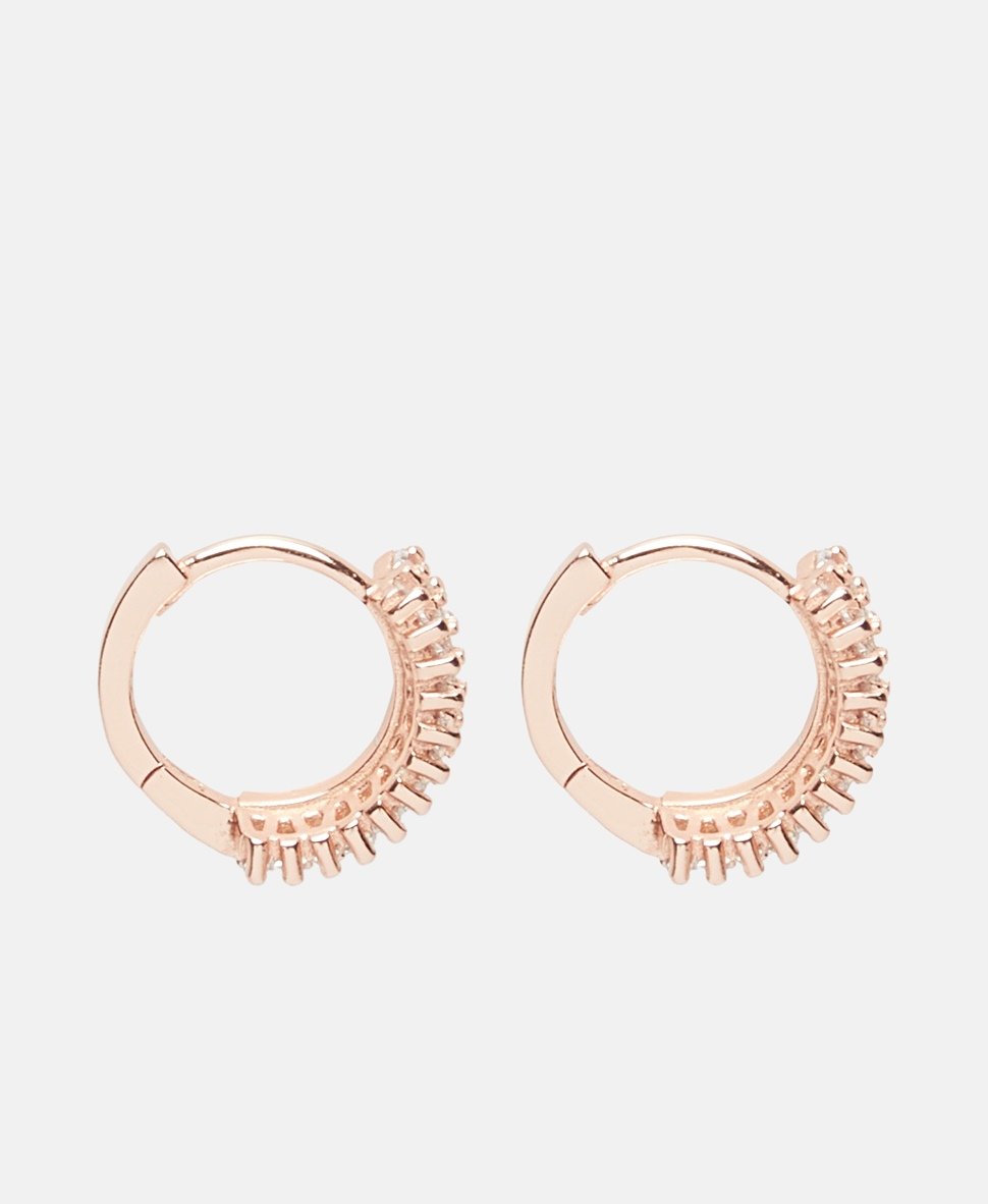 Lawrence Grey Jewelry Obručové náušnice Růžově zlatá 2