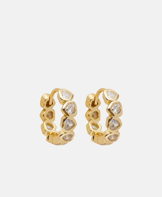 Lawrence Grey Jewelry Obručové náušnice Zlatá 1