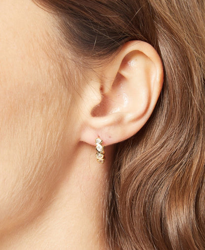Lawrence Grey Jewelry Obručové náušnice Zlatá 3