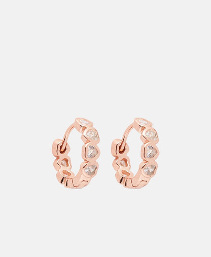 Lawrence Grey Jewelry Obručové náušnice Růžově zlatá 1