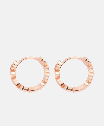 Lawrence Grey Jewelry Obručové náušnice Růžově zlatá 2