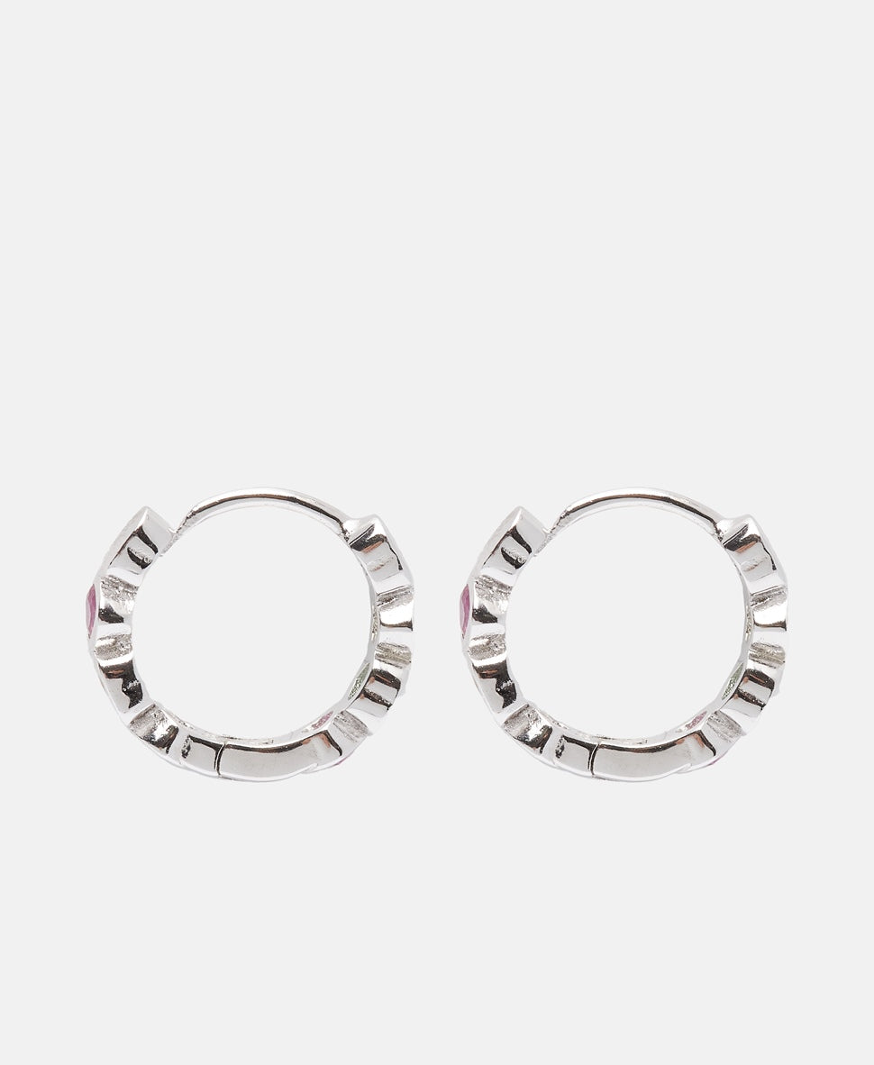 Lawrence Grey Jewelry Obručové náušnice Stříbrná 2