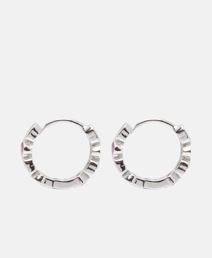 Lawrence Grey Jewelry Obručové náušnice Stříbrná 2