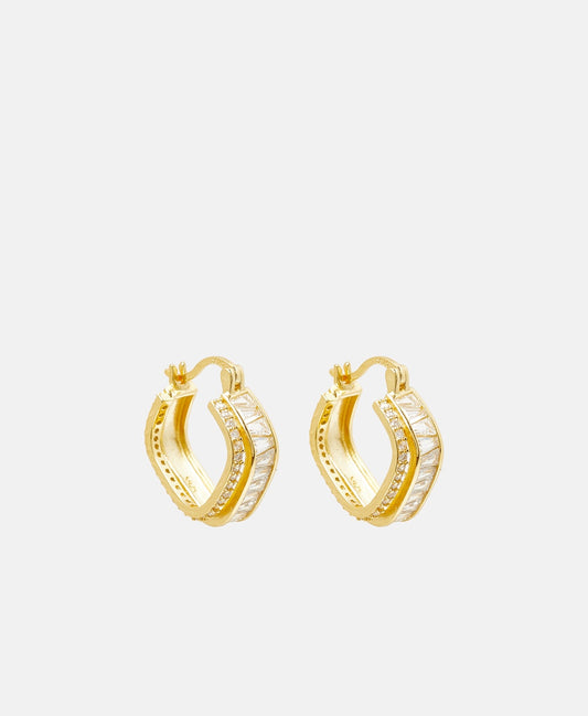 Lawrence Grey Jewelry Obručové náušnice Zlatá 1