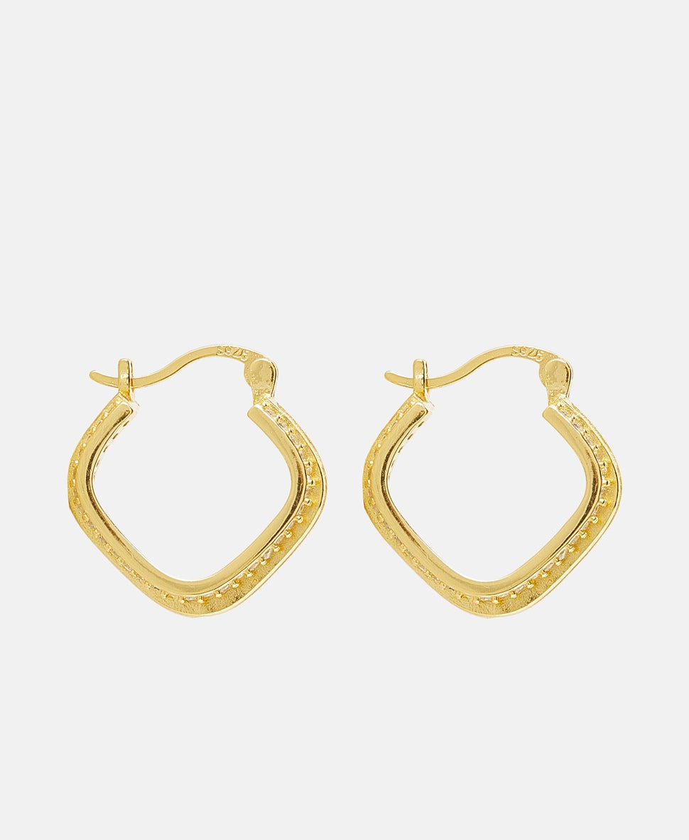 Lawrence Grey Jewelry Obručové náušnice Zlatá 2