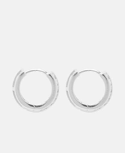 Lawrence Grey Jewelry Obručové náušnice Stříbrná 2
