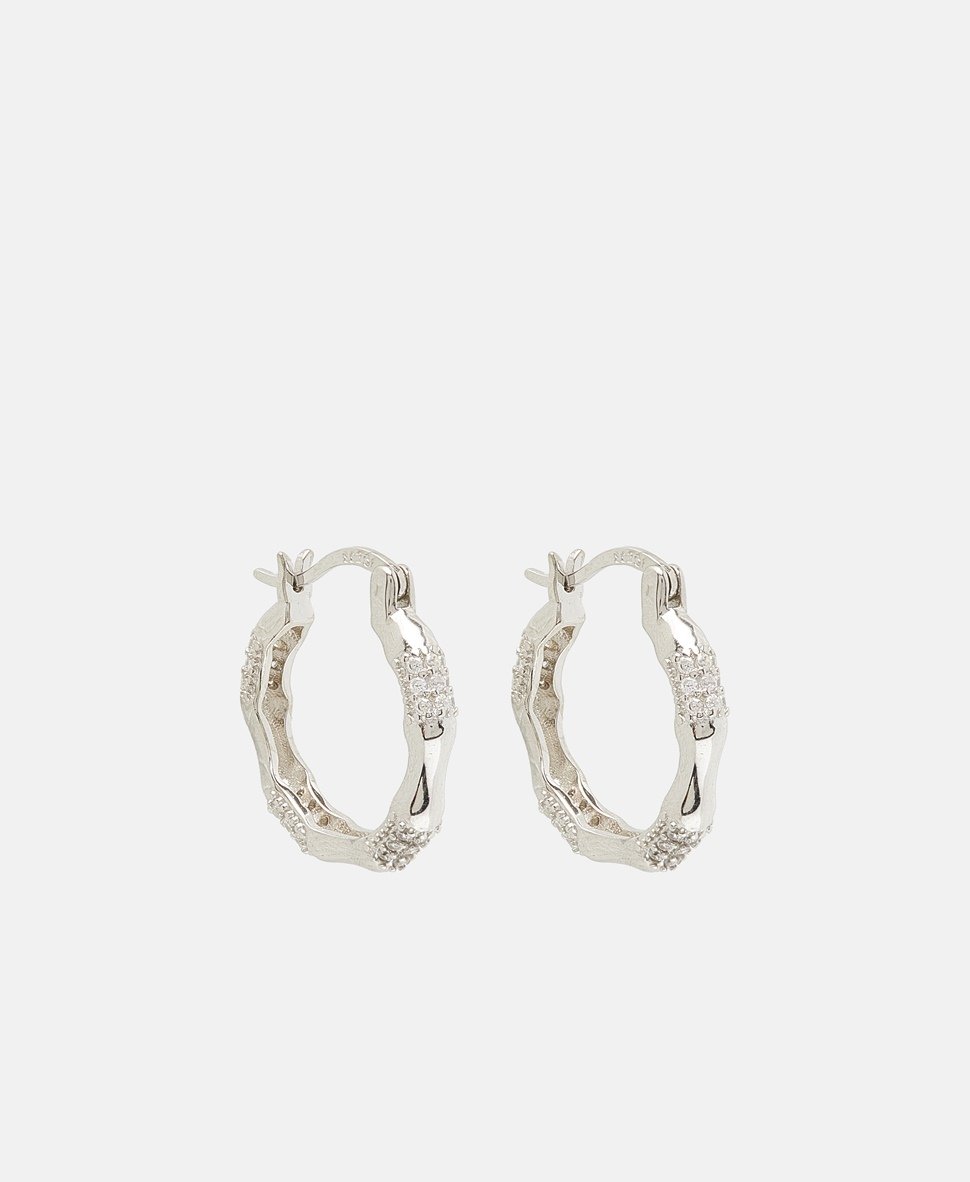 Lawrence Grey Jewelry Obručové náušnice Stříbrná 1