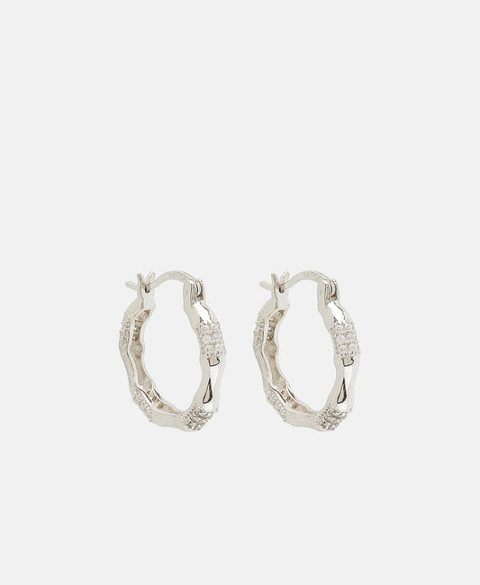 Lawrence Grey Jewelry Obručové náušnice Stříbrná 1