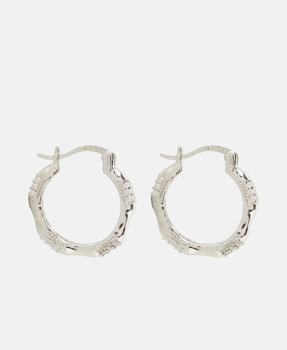 Lawrence Grey Jewelry Obručové náušnice Stříbrná 2