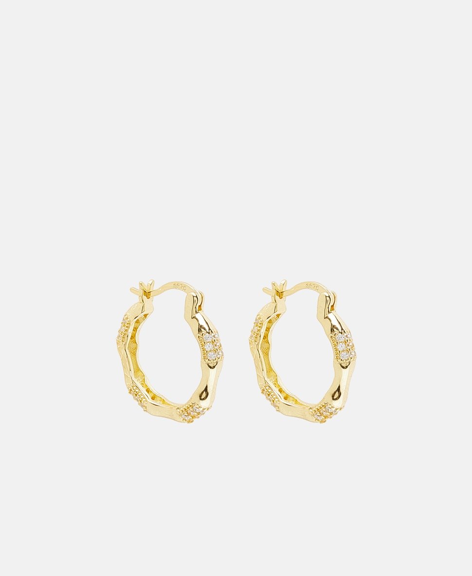 Lawrence Grey Jewelry Obručové náušnice Zlatá 1