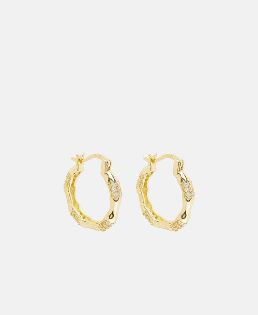 Lawrence Grey Jewelry Obručové náušnice Zlatá 1