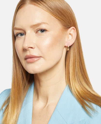 Lawrence Grey Jewelry Obručové náušnice Zlatá 3