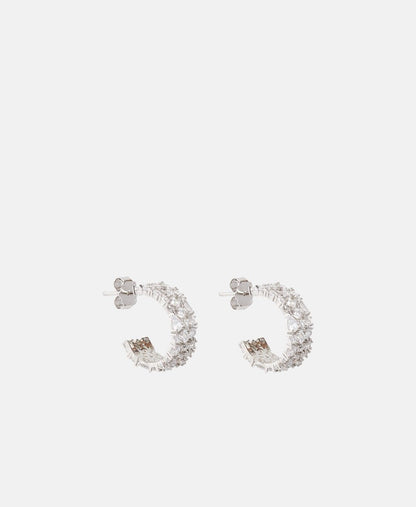 Lawrence Grey Jewelry Obručové náušnice Stříbrná 1