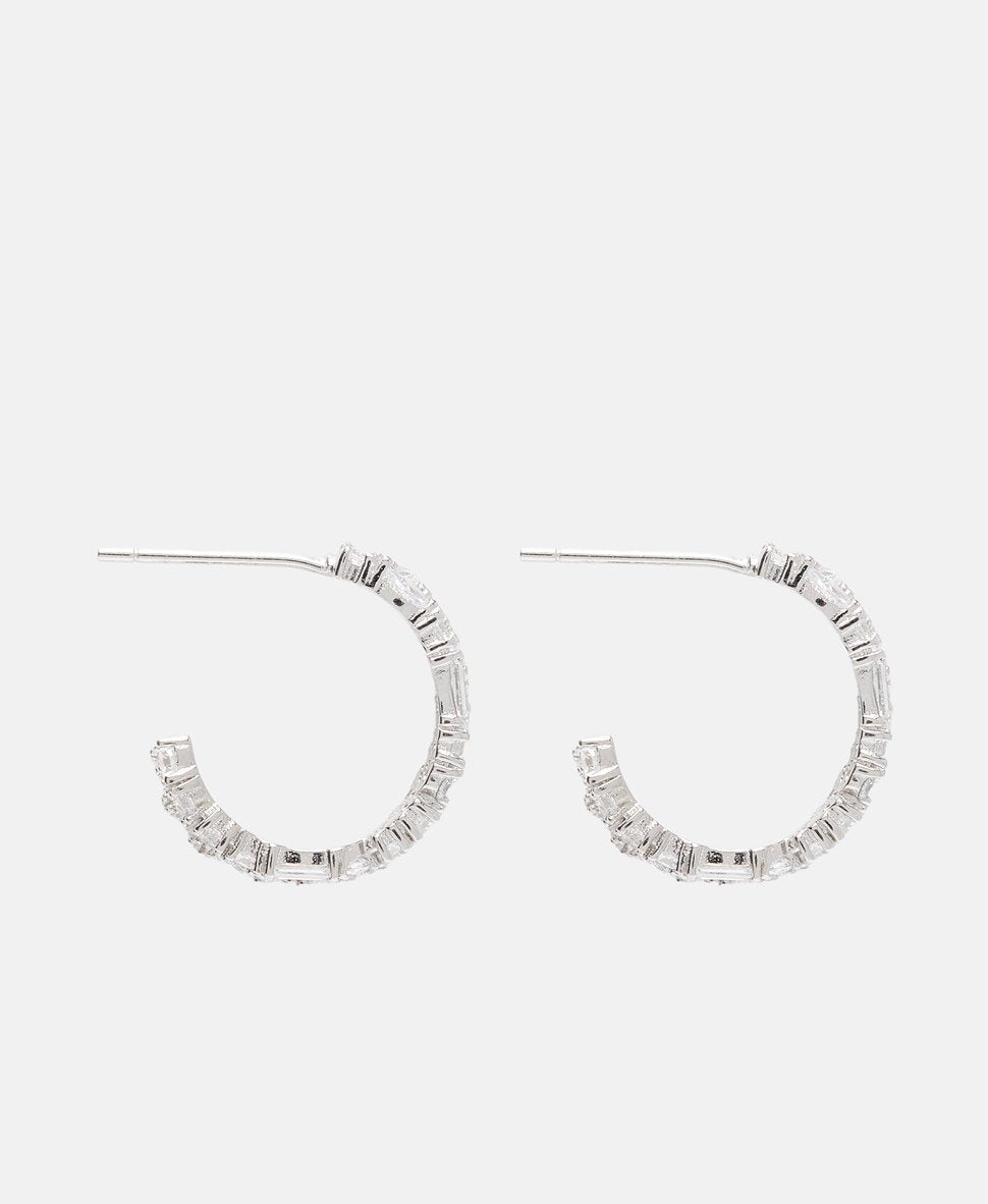 Lawrence Grey Jewelry Obručové náušnice Stříbrná 2