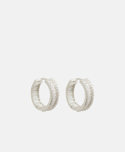 Lawrence Grey Jewelry Obručové náušnice Stříbrná 1