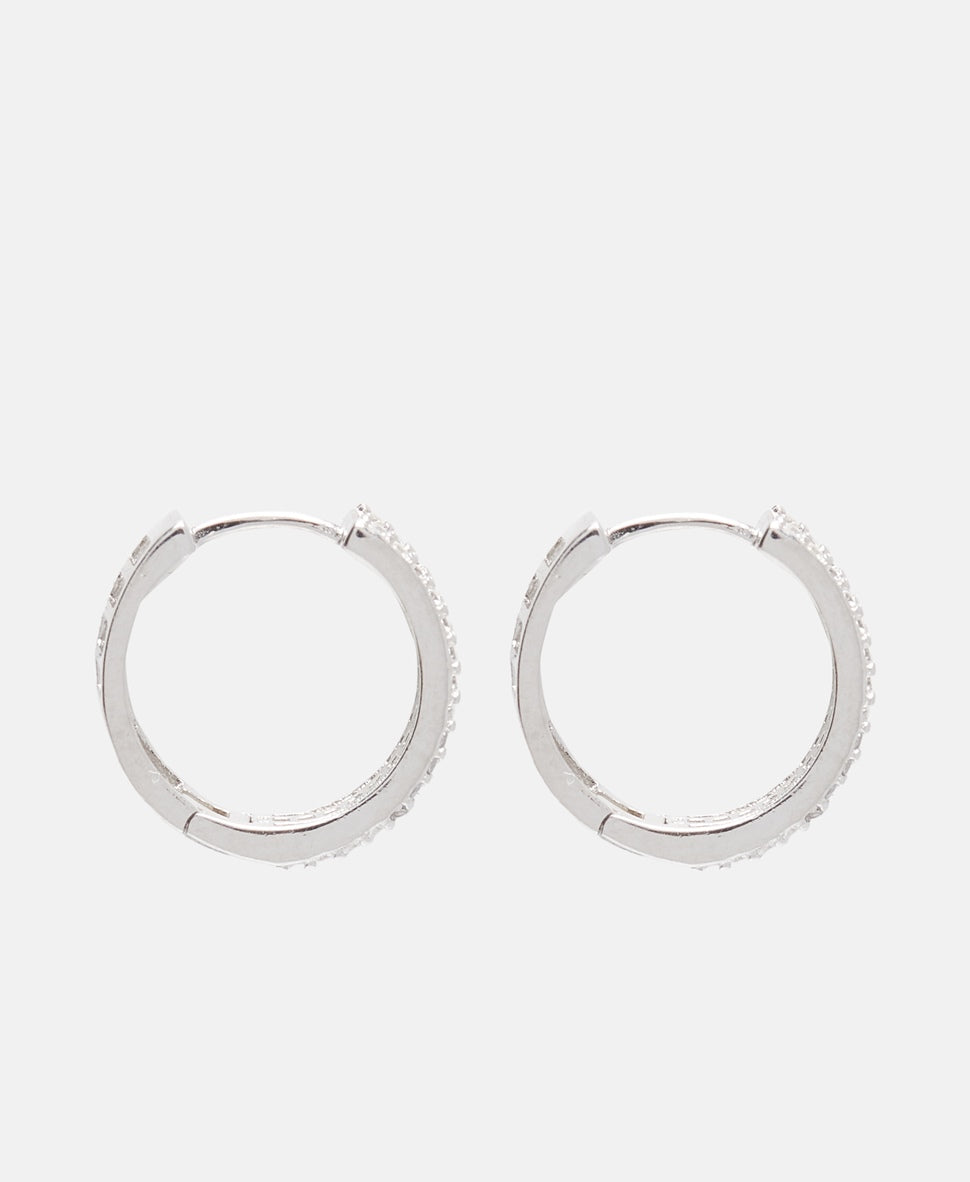 Lawrence Grey Jewelry Obručové náušnice Stříbrná 2